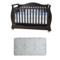 Babyworth Royal Sleigh Cot  with Drawer and Mattress - Babyworth