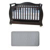 Babyworth Royal Sleigh Cot  with Drawer and Mattress - Babyworth