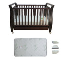 Babyworth Urban Sleigh Cot with Drawer & Mattress - Babyworth
