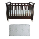 Babyworth Urban Sleigh Cot with Drawer & Mattress - Babyworth