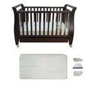 Babyworth Urban Sleigh Cot with Drawer & Mattress - Babyworth