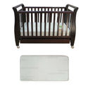 Babyworth Urban Sleigh Cot with Drawer & Mattress - Babyworth
