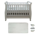 Babyworth Urban Sleigh Cot with Drawer & Mattress - Babyworth