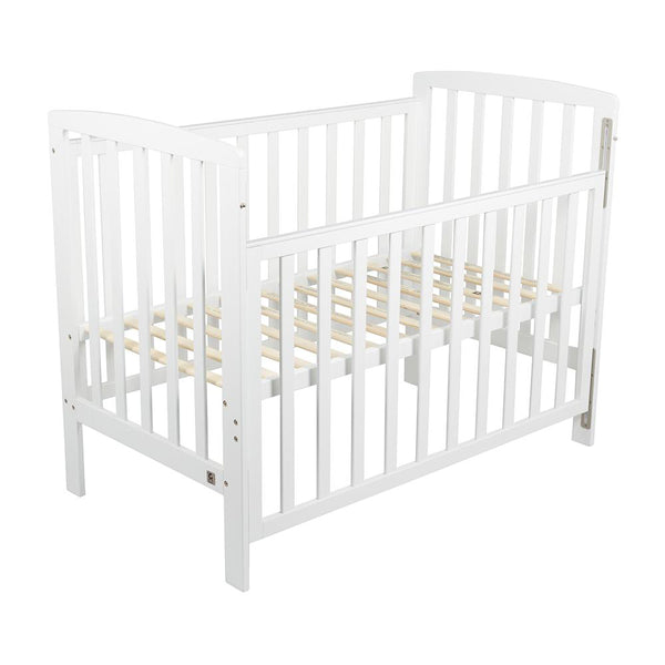 Childcare  Bristol Cot +Mattress Package White - Babyworth