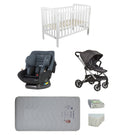 Childcare Bristol Cot +Mattress +Mother's Choice Adore Car Seat+Luxi Pram Newborn Baby Deal - Babyworth