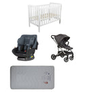 Childcare Bristol Cot +Mattress +Mother's Choice Adore Car Seat+Luxi Pram Newborn Baby Deal - Babyworth