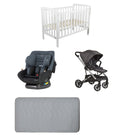 Childcare Bristol Cot +Mattress +Mother's Choice Adore Car Seat+Luxi Pram Newborn Baby Deal - Babyworth