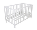 Childcare Cot +Mattress Package White - Babyworth