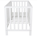 Childcare Cot +Mattress Package White - Babyworth