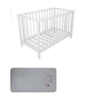 Childcare Cot +Mattress Package White - Babyworth