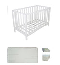 Childcare Cot +Mattress Package White - Babyworth