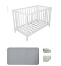 Childcare Cot +Mattress Package White - Babyworth
