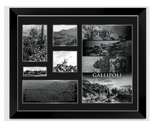 Limited Edition GALLIPOLI BLACK BOARDER Artworks for Print/Poster, Framed Print, Stretched Canvas, Stretched Canvas With Float Frame - Babyworth