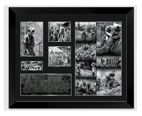 Limited Edition KOKODA BLACK BOARDER Artworks for Print/Poster, Framed Print, Stretched Canvas, Stretched Canvas With Float Frame - Babyworth