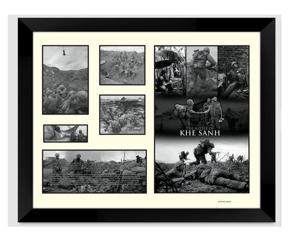 Limited Edition KHE SANH WHITE BOARDER Artworks for Print/Poster, Framed Print, Stretched Canvas, Stretched Canvas With Float Frame - Babyworth