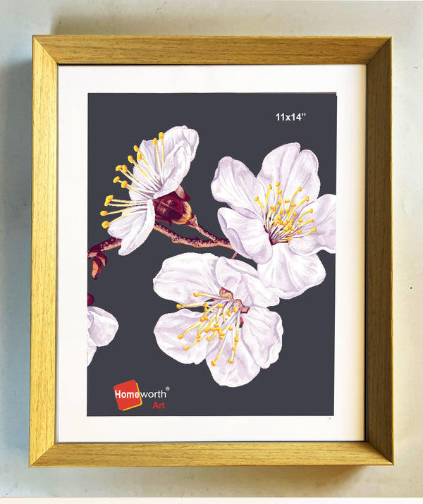 Homeworth Angled Picture Frame For Photo Series Sizes - Babyworth