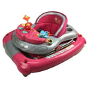 Baby Fuchsia Pink Car 2-in-1 Baby Walker & Rocker - Babyworth