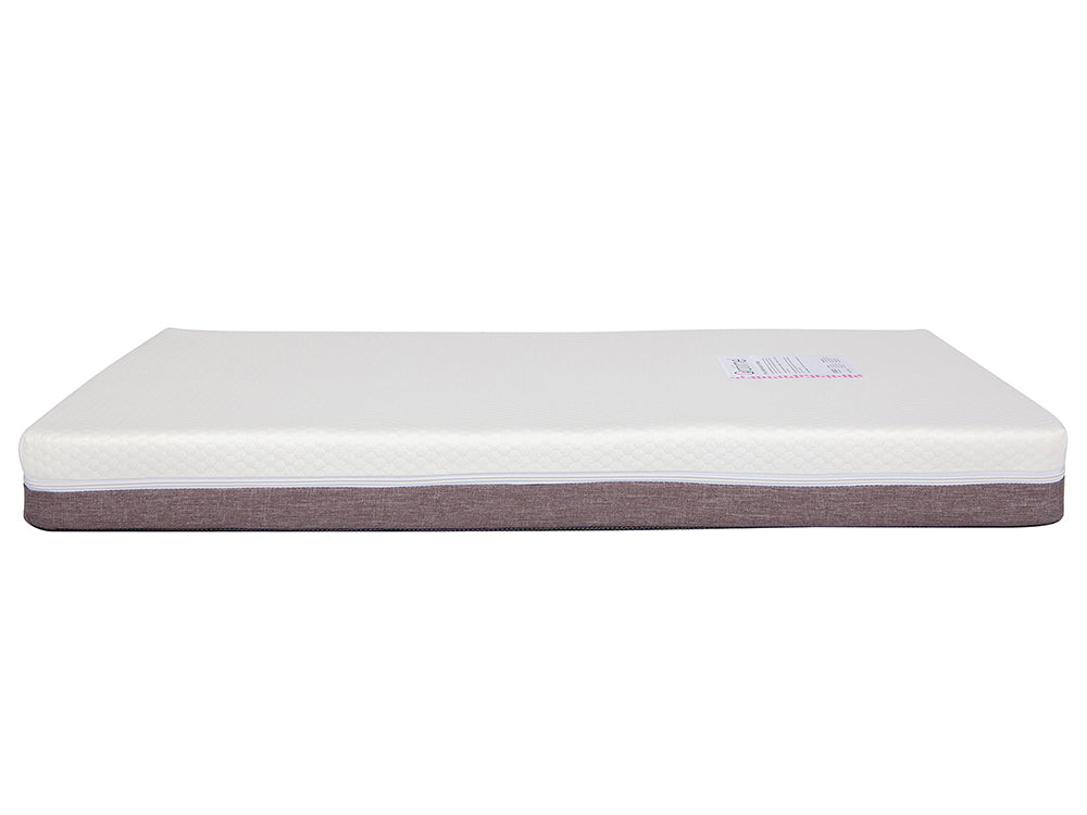 Firm breathable cot mattress with ventilated cover, sized to fit an Australian cot