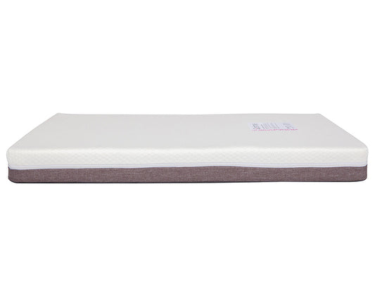 Firm breathable cot mattress with ventilated cover, sized to fit an Australian cot