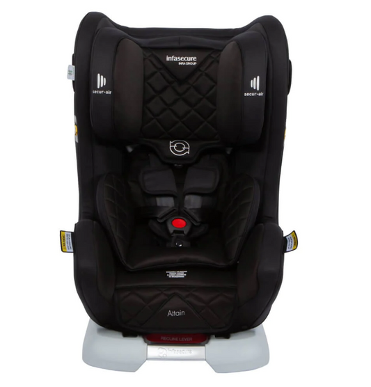 InfaSecure Attain More convertible car seat approved to Australian standard AS/NZS 1754