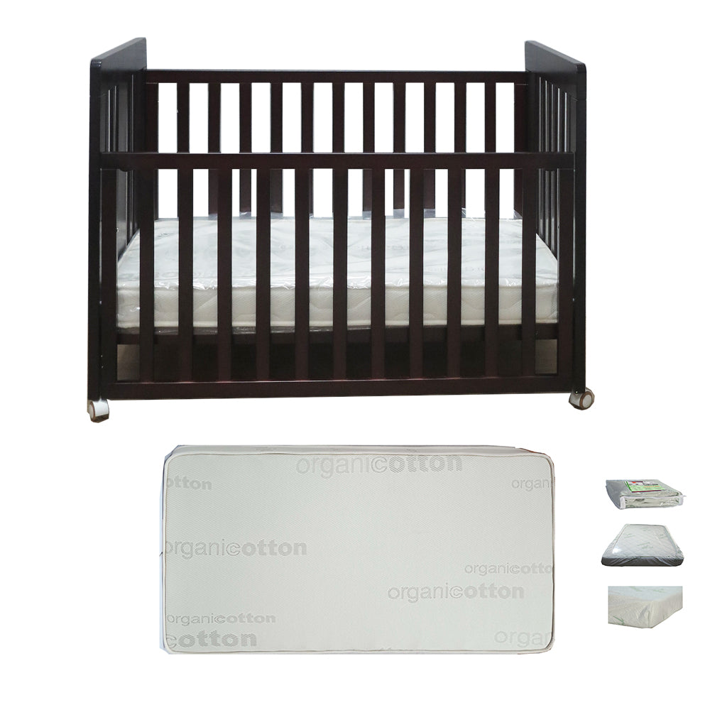 Babyworth Pioneer Cot Baby Bed Option with Mattress - Babyworth