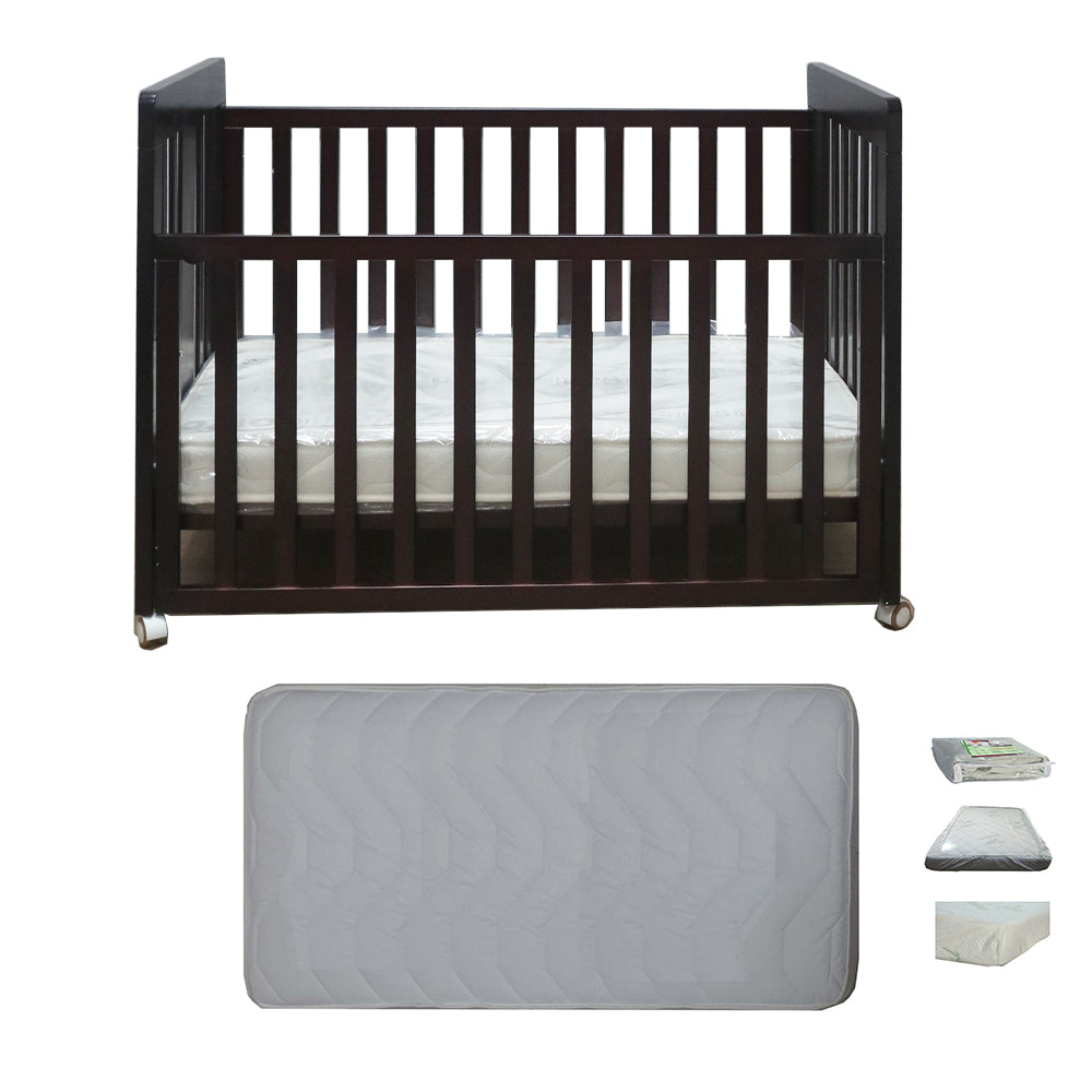 Babyworth Pioneer Cot Baby Bed Option with Mattress - Babyworth