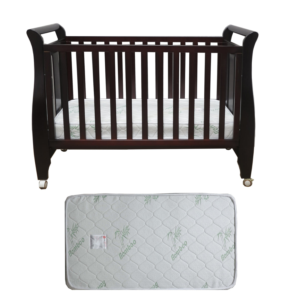 Babyworth  B4 Urban Sleigh Cot & Mattress - Babyworth