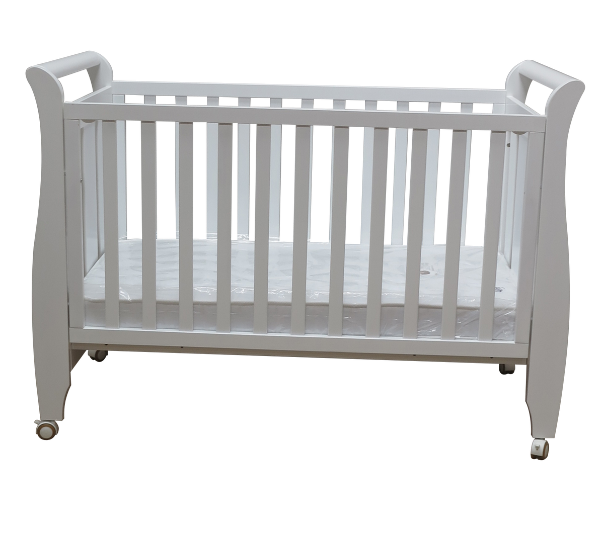 Babyworth Urban Sleigh Cot+Change Table+Chest With Changing Top Option With Mattress - Babyworth