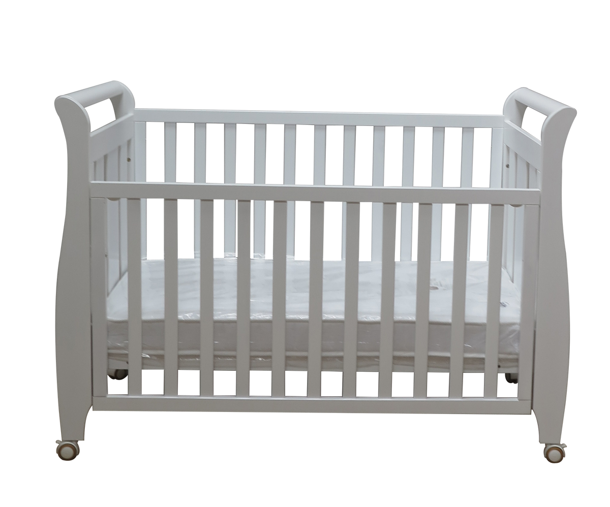 Babyworth Urban Sleigh Cot+Change Table+Chest With Changing Top Option With Mattress - Babyworth