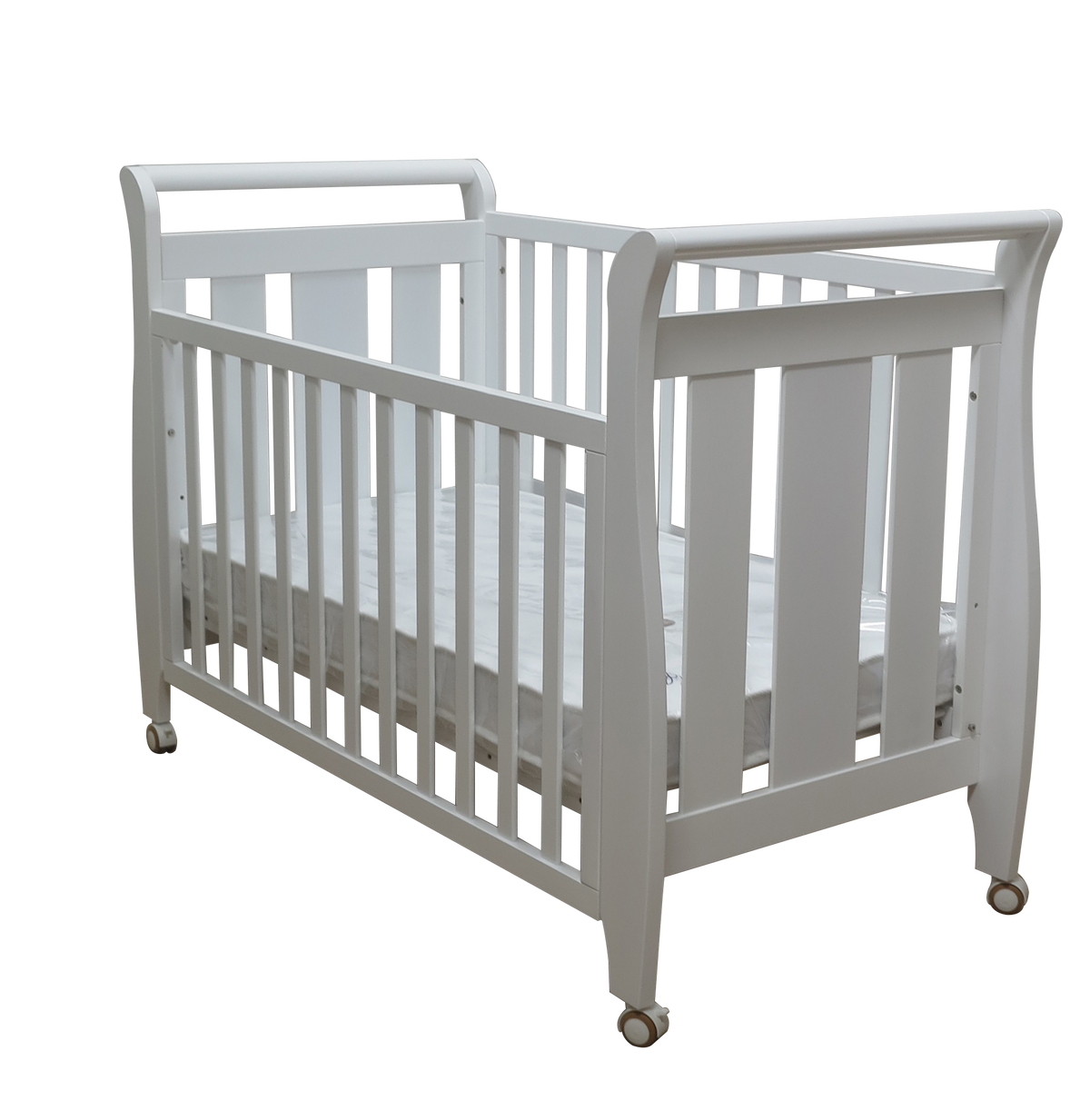 Babyworth Urban Sleigh Cot+Change Table+Chest With Changing Top Option With Mattress - Babyworth