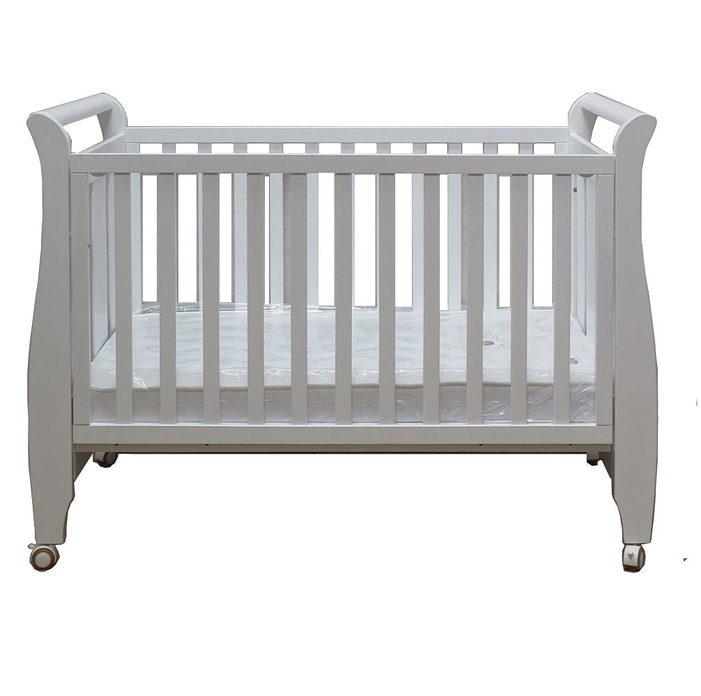 Babyworth Urban Sleigh Cot+Change Table+Chest With Changing Top Option With Mattress - Babyworth