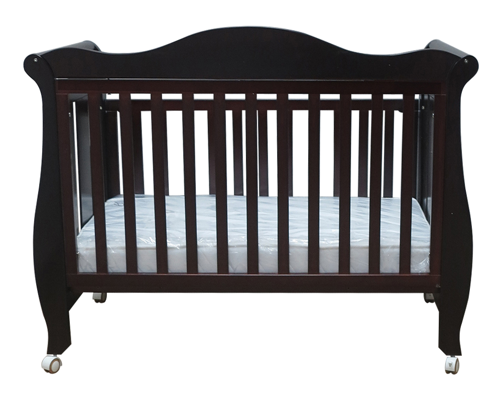 Babyworth  Imperial Sleigh Cot With Mattress - Babyworth