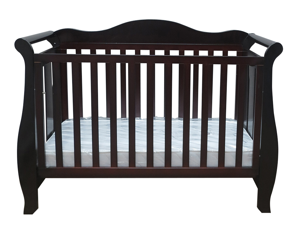 Babyworth  Imperial Sleigh Cot With Mattress - Babyworth
