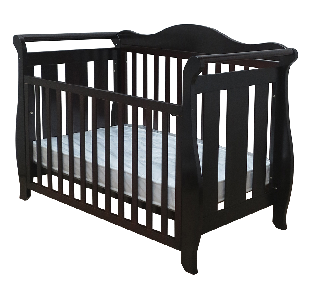 Babyworth  Imperial Sleigh Cot With Mattress - Babyworth