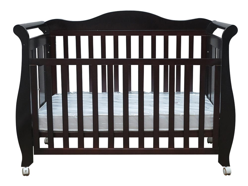 Babyworth  Imperial Sleigh Cot With Mattress - Babyworth