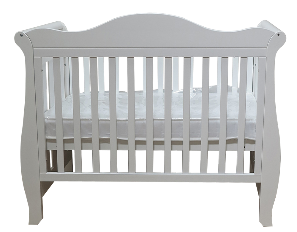 Babyworth  Imperial Sleigh Cot With Mattress - Babyworth