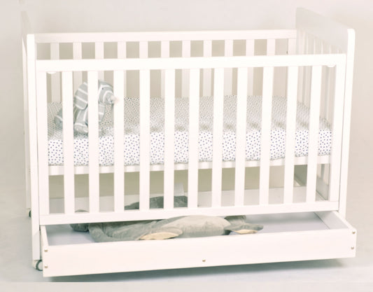 Babyworth  B1+DR Pioneer Cot  With Drawer and Mattress - Babyworth