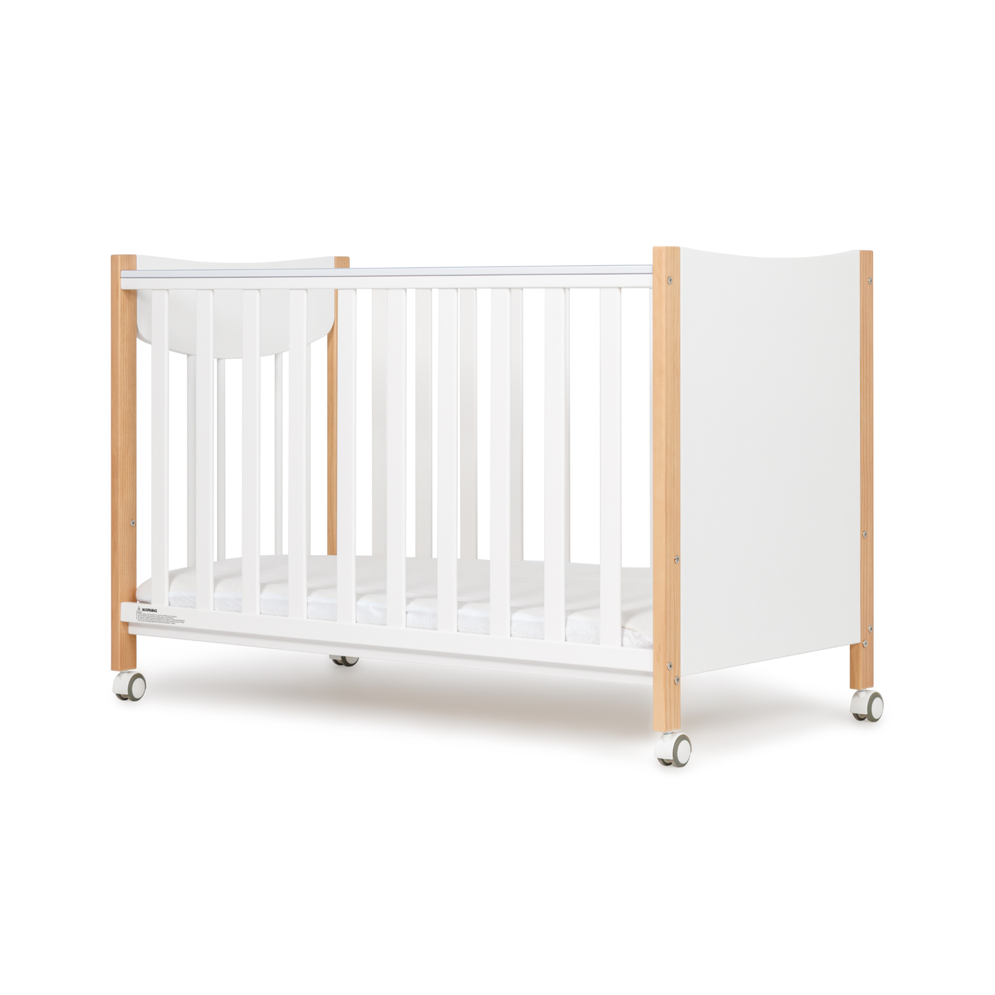 Grotime Lucas Cot - White / Natural