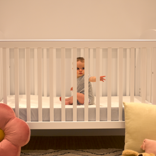 Grotime Pearl Cot - White