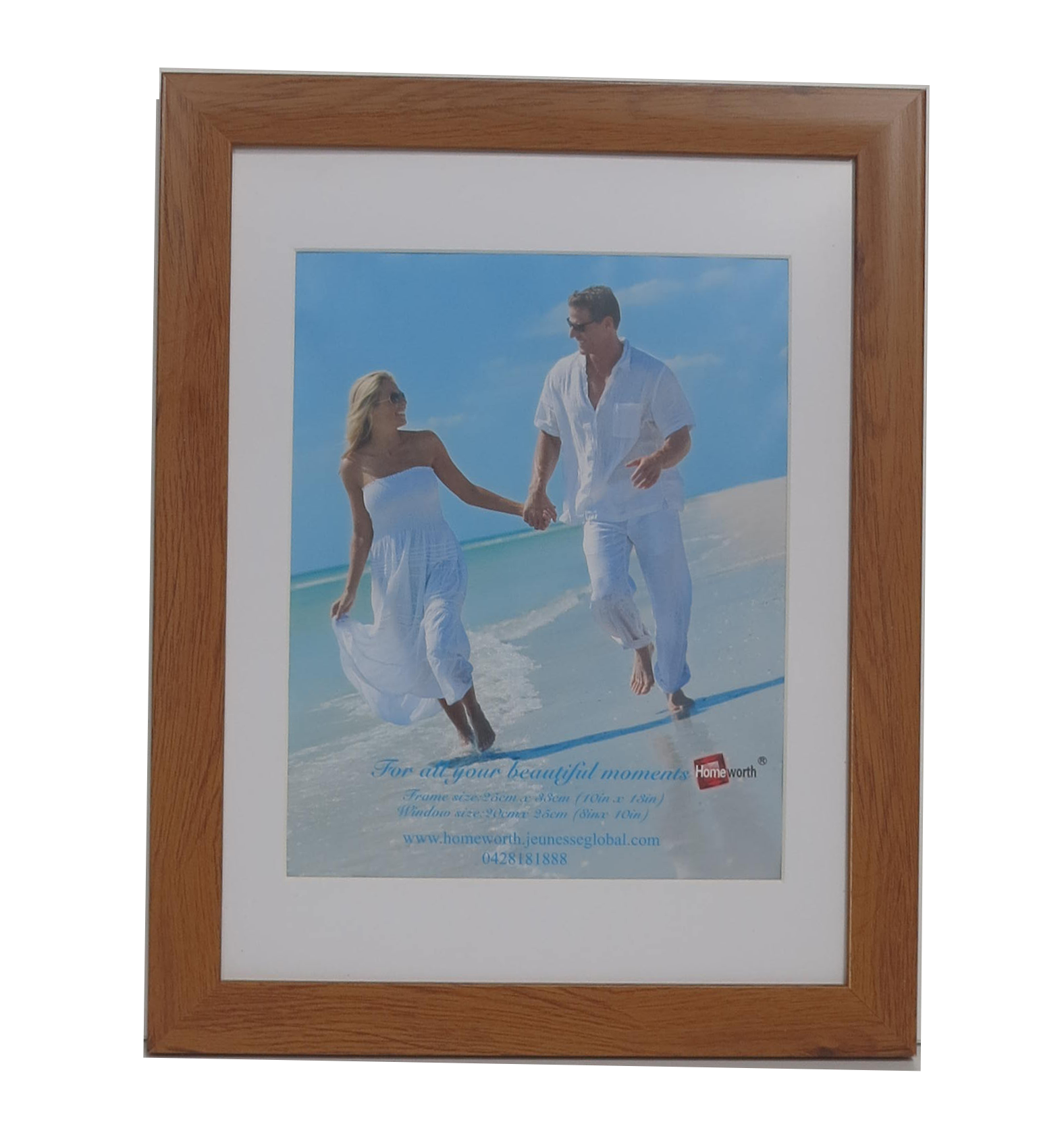 Picture Frame Mat Boarder For 10x13" Photo Timber - Babyworth