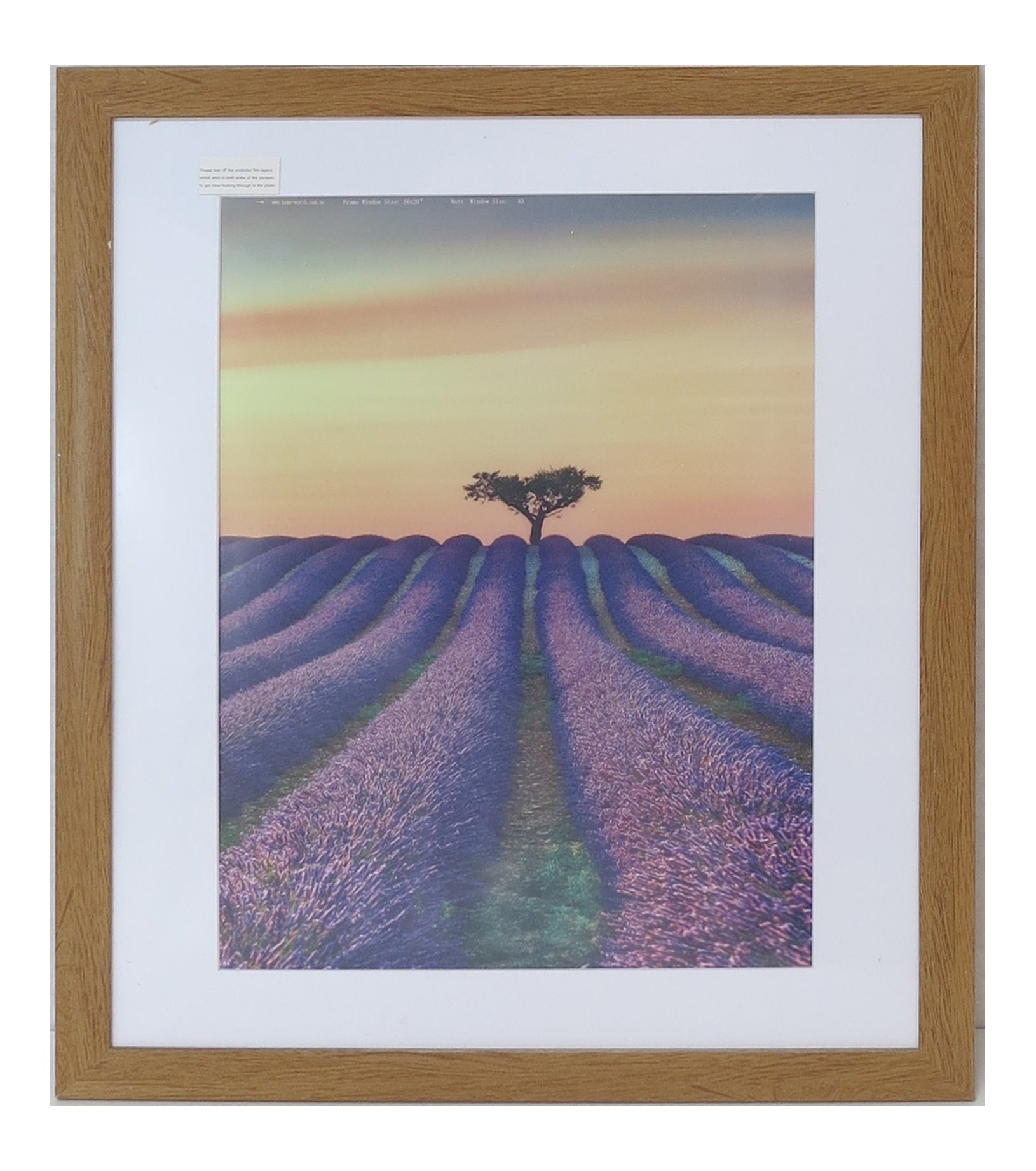 Homeworth  Picture Frames Certificate Frames Black White Timber Color - Babyworth