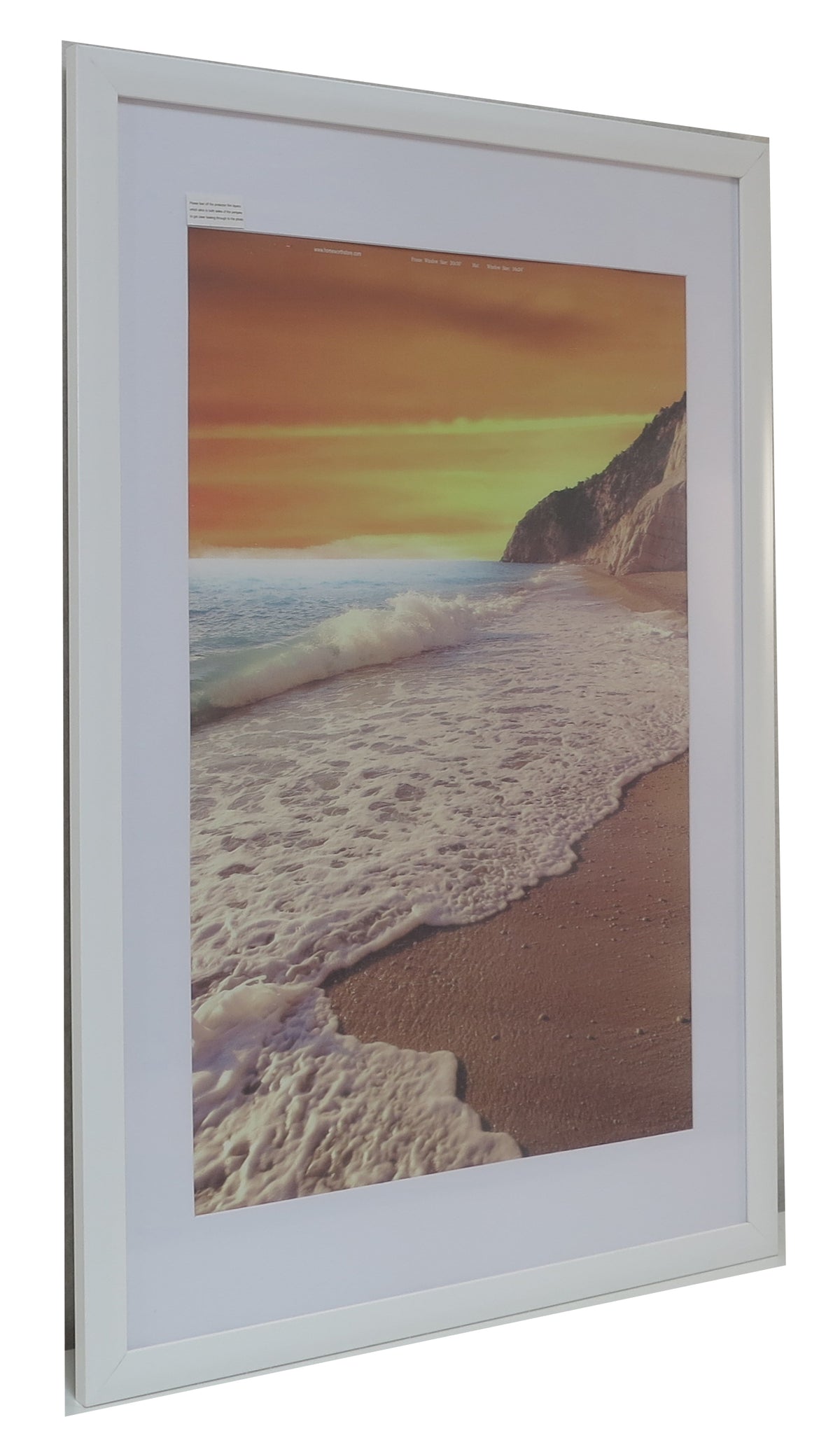 Homeworth  Picture Frames Certificate Frames Black White Timber Color - Babyworth