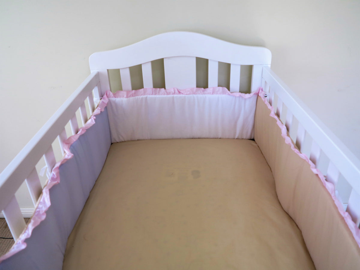 Babyworth  Cot Bedding Set With Blanket & Sheets & Bumper & Pillar Blue - Babyworth