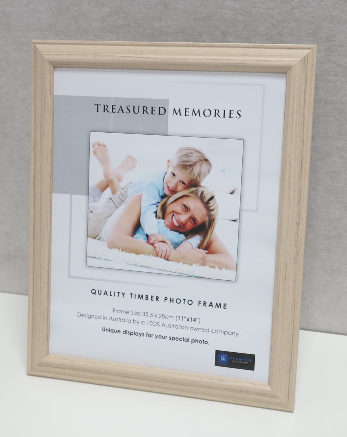 Picture Frame For Photo 11x14" / 35.5 x 28 CM  Victory Ash Color - Babyworth
