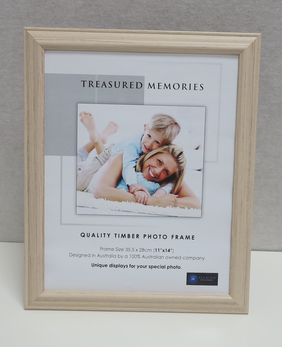 Picture Frame For Photo 11x14" / 35.5 x 28 CM  Victory Ash Color - Babyworth