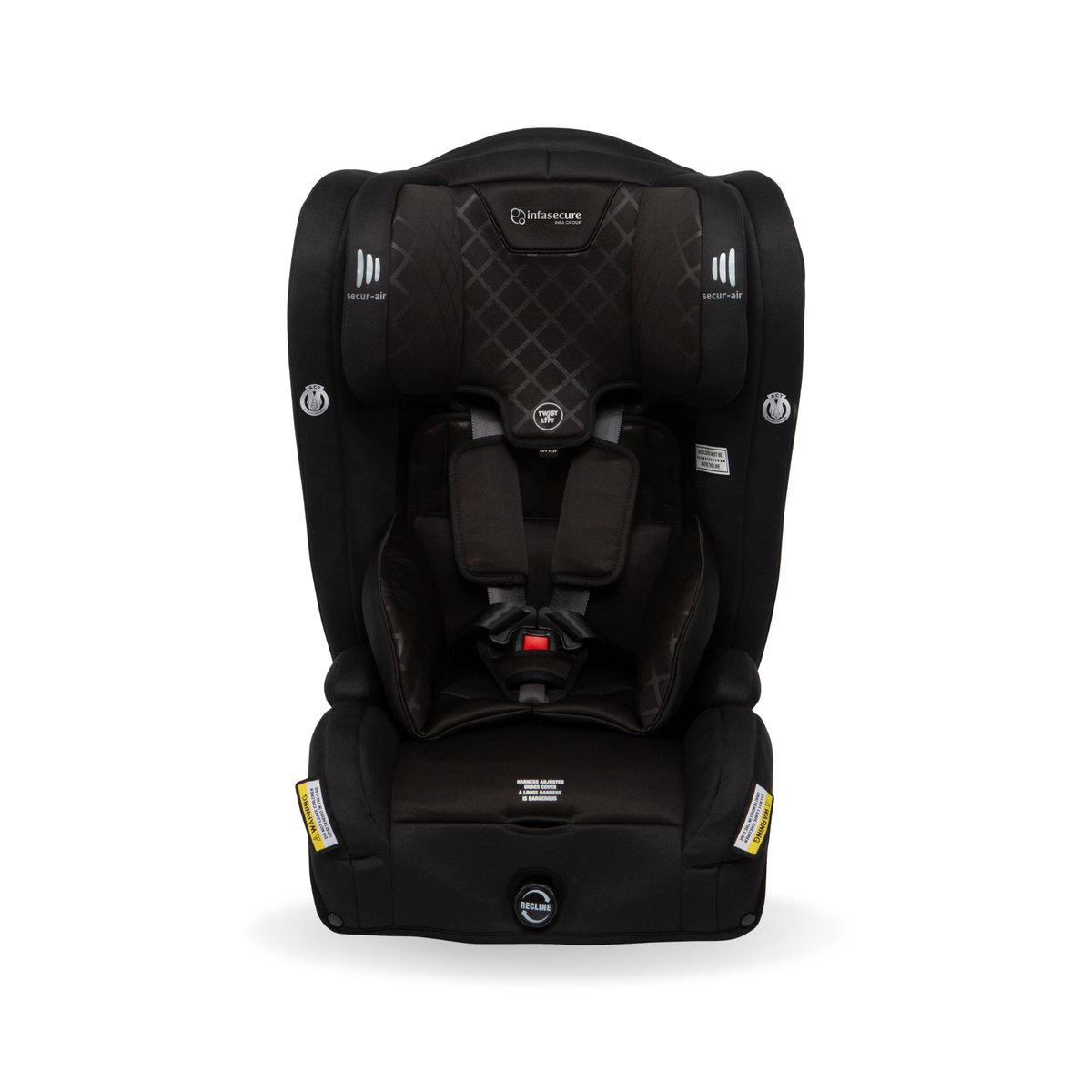 InfaSecure Emerge Onyx Forward Facing Car Seat 6 months to 8 years