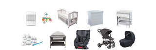Babyworth Classic Cot+ Pram+Maxi Cosi Vela Car Seat etc Deluxe Newborn Baby Package - Babyworth