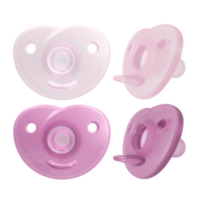 Philips Avent Soothie, 0-6 months, 2-pack Pink