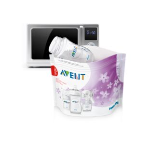 Philips Avent Microwave Steam Steriliser Bags, 5pk