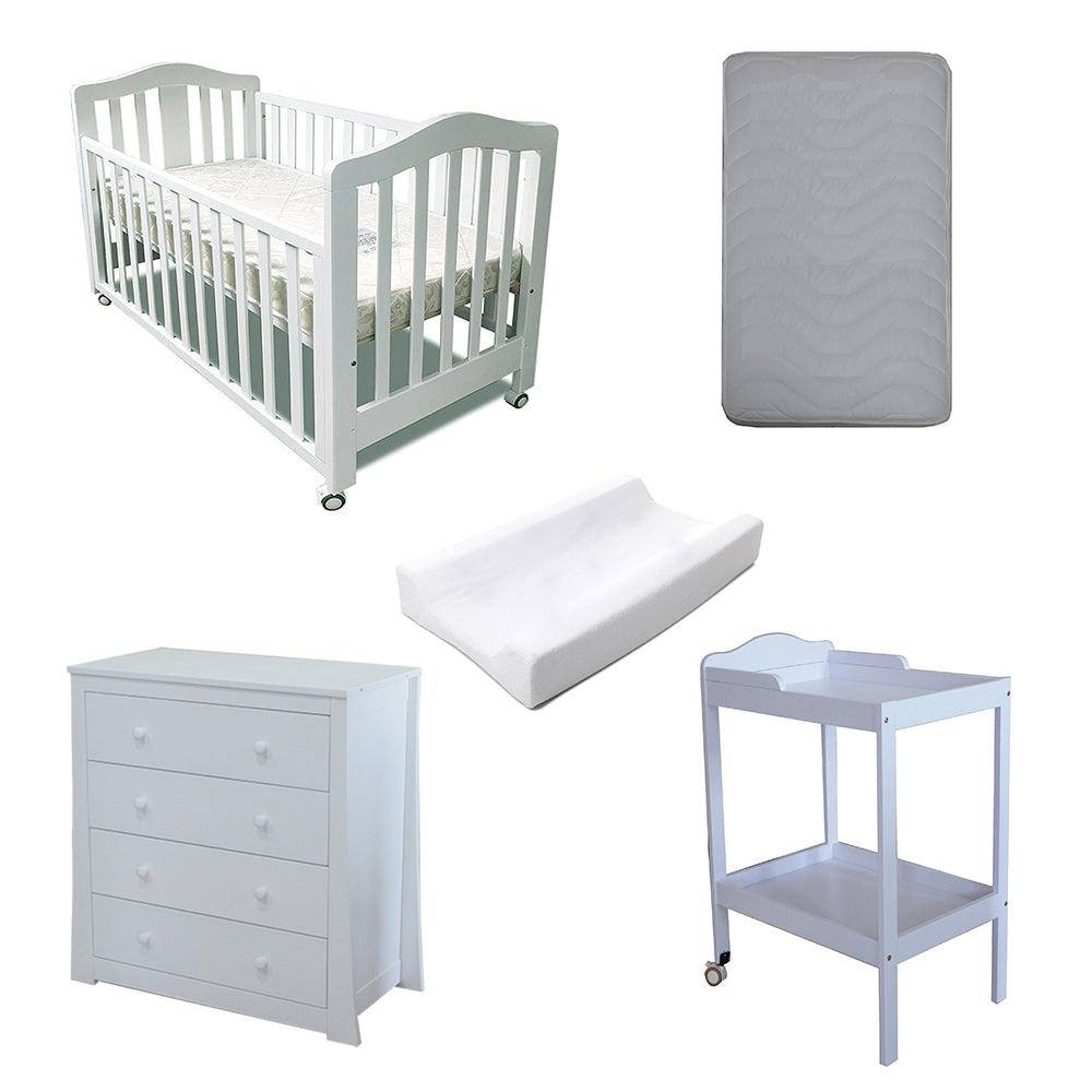Babyworth B2 Classic Cot Change Table Chest Package - Babyworth
